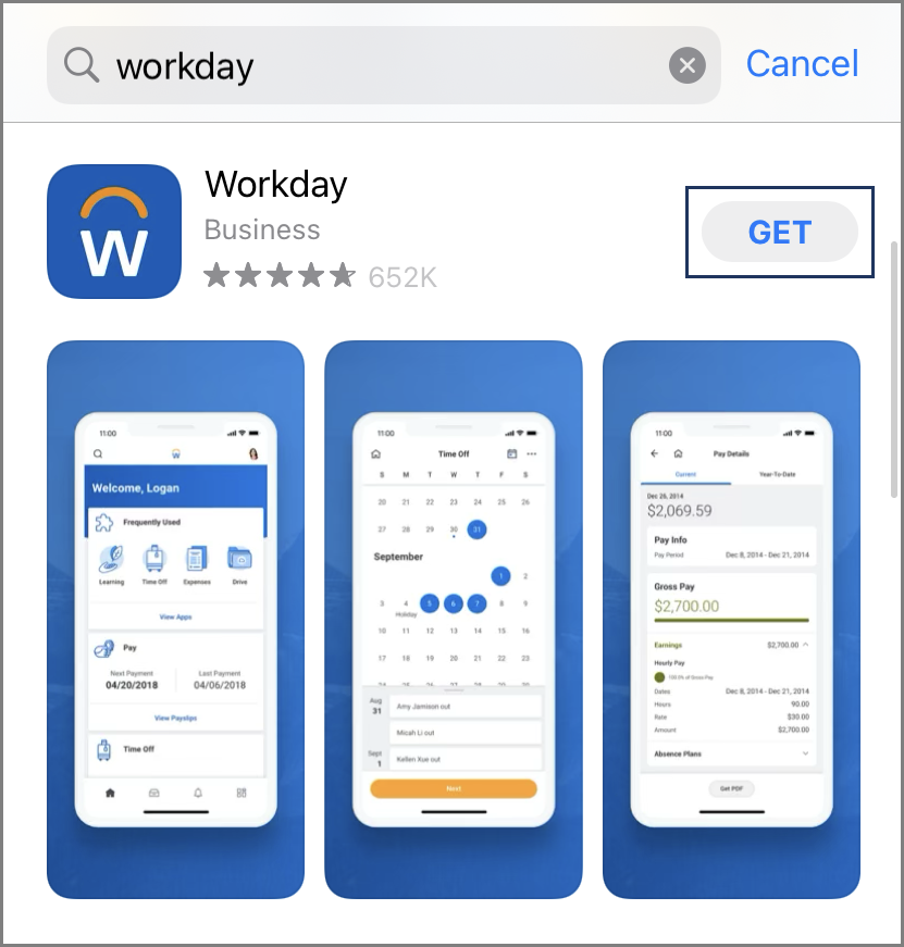 Access The Workday Mobile App For IPhone