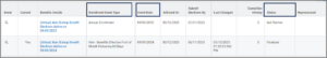 benefits history table