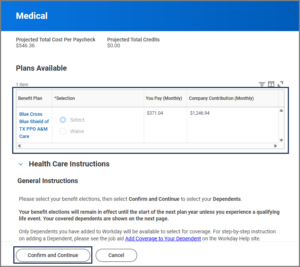 selecting medical coverage