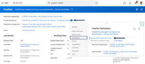 Select Request Default Compensation Change