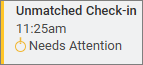 Unmatched Check-in