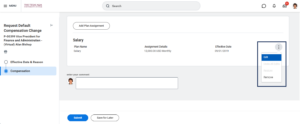 Edit Salary in Compensation Change