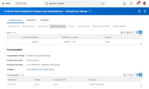 Review changes in the position restrictions.