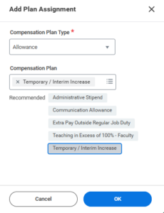 Select Compensation Plan