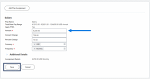 Update the Plan Assignment.